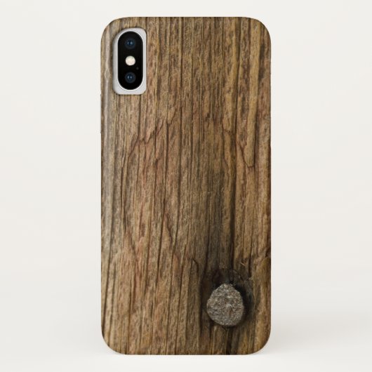 Imitate mit verwittertem Stallholz Case-Mate iPhone Hülle (Rückseite)