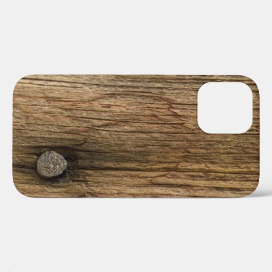 Imitate mit verwittertem Stallholz Case-Mate iPhone Hülle (Rückseite (Horizontal))