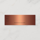 Imitate mit Visitenkarte (Rückseite)