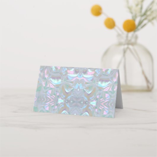 Imitate Mutter der Pearl Platzkarte Guest Card (Rückseite)