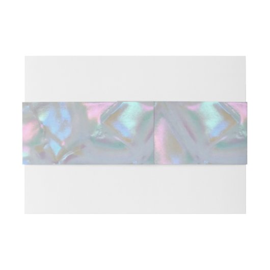 Imitate Mutter der Perle Einladung Belly Bands Einladungsbanderole (Rückseitenbeispiel)