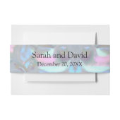 Imitate Mutter der Perle Einladung Belly Bands Einladungsbanderole (Vorderseite Beispiel)