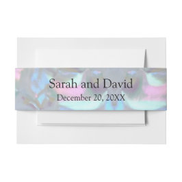 Imitate Mutter der Perle Einladung Belly Bands Einladungsbanderole