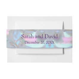 Imitate Mutter der Perle Einladung Belly Bands Einladungsbanderole