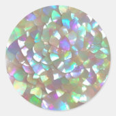 Imitate Mutter von Pearl Runder Aufkleber (Vorderseite)