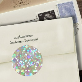 Imitate Mutter von Pearl Runder Aufkleber