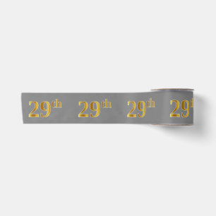 Imitate/Nachahmung Gold "29." Veranstaltungsnummer Satinband