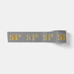 Imitate/Nachahmung Gold "56." Veranstaltungsnummer Satinband