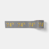 Imitate/Nachahmung Gold "74." Veranstaltungsnummer Satinband (Vorderseite)
