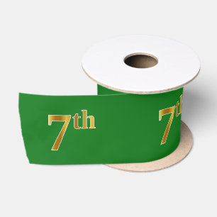Imitate/Nachahmung Gold "7." Veranstaltungsnummer Satinband