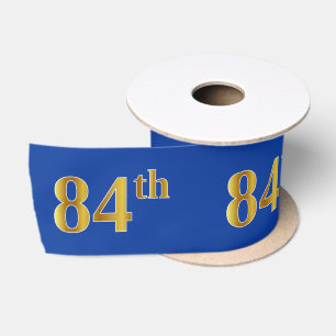 Imitate/Nachahmung Gold "84." Veranstaltungsnummer Satinband
