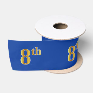 Imitate/Nachahmung Gold "8." Veranstaltungsnummer Satinband