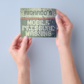 Imitate Nassoberflächentextur Flyer (Gruppe)