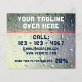 Imitate Nassoberflächentextur Flyer (Hinten)