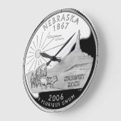 Imitate Nebraska Staat Quarter Uhr (Winkel)
