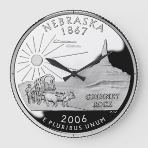 Imitate Nebraska Staat Quarter Uhr