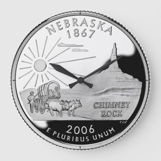 Imitate Nebraska Staat Quarter Uhr (Vorderseite)