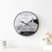Imitate Nebraska Staat Quarter Uhr (Zuhause)