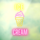 Imitate Neo Ice Cone Business Fensteraufkleber (Blatt 3)