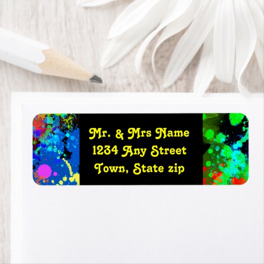 Imitate, Neon Paint Spritzer, benutzerdefiniert (Insitu)