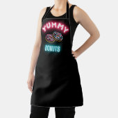 Imitate Neon Yummy Donuts Custom Business Shop Schürze (InSitu)