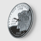 Imitate New Hampshire Staat Quarter Clock Große Wanduhr (Winkel)