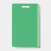 Imitate Notebook Nurve Green Hall Pass Abzeichen Ausweis (Rückseite)