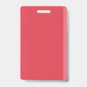 Imitate Notebook Red Office Hall Pass Abzeichen Ausweis (Rückseite)
