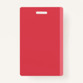 Imitate Notebook Red Office Hall Pass Abzeichen Ausweis (Rückseite)