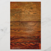 Imitate Ölholzplatte Personalisiert Flyer (Hinten)