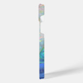 Imitate opal Edelstein Edelstein Mineral Barke Hip iPhone Hülle (Linke Seite)