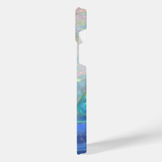 Imitate opal Edelstein Edelstein Mineral Barke Hip iPhone Hülle (Linke Seite)