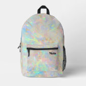 Imitate Opal inspiriert Textur Bedruckter Rucksack (Vorderseite)