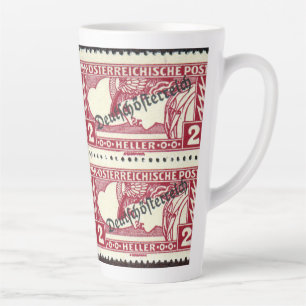 Imitate Österreichische Post Briefmarke Art Milchtasse