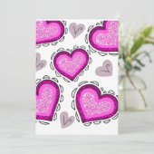 Imitate Papier ausgeschnittene, Inspirierte Valent Dankeskarte (Stehend Vorderseite)