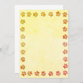 Imitate Papiergrunddruckpapier Einladung (Vorne/Hinten)