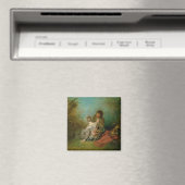 Imitate Pas, c.1717 (Öl auf Leinwand) Magnet (In Situ (Geschirrspüler))