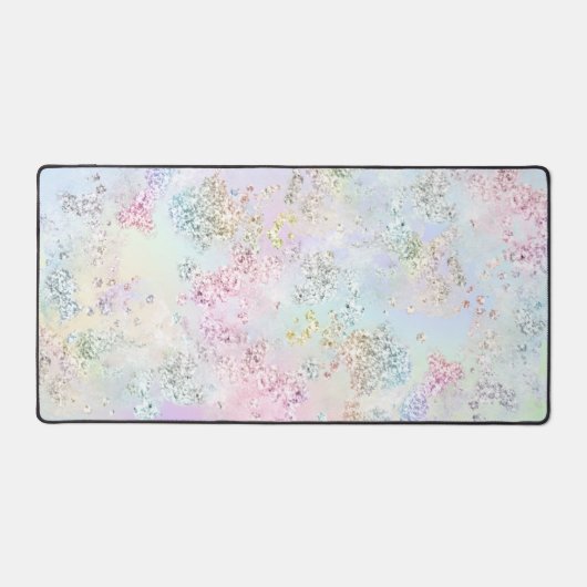 Imitate Pastellchunker Glitzer Schreibtischunterlage (Vorderseite)
