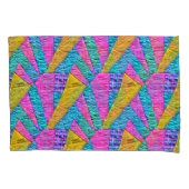 Imitate Patchwork Quilt Inspiriert Boho Trompe L'o Kissenbezug (Vorderseite)