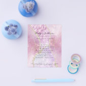 Imitate Perlmutt Effekt Schönheitssalon Flyer (Einzeln)