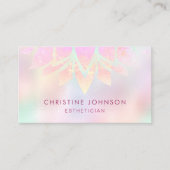 Imitate Perlmuttfarben in Pastellfarben Visitenkarte (Vorderseite)