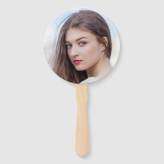 Imitate Pink Glitzer Graduate Foto Abschluss Fächer (Rückseite)