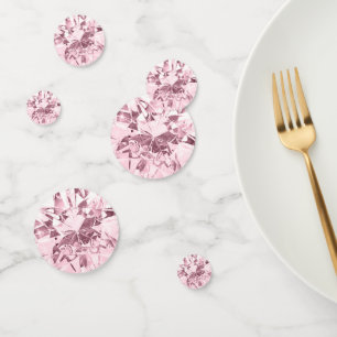Imitate Pink Tourmaline Diamond Konfetti