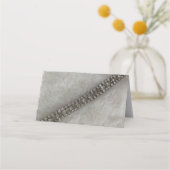 Imitate Platzkarte Fur und Diamant Edelsteine (Rückseite)