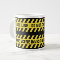 Imitate Polizeilinie benutzerdefinierte Tasse