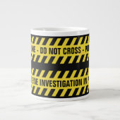 Imitate Polizeilinie benutzerdefinierte Tasse (Vorderseite)