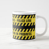 Imitate Polizeilinie benutzerdefinierte Tasse (Rechts)