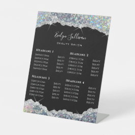 Imitate Preisliste für Silver Glitzer Sequel Sockelschild