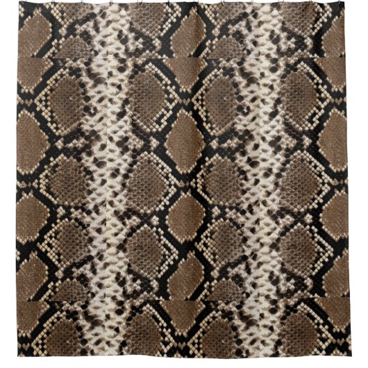 Imitate Python Schlange Skin Duschvorhang (Vorderseite)