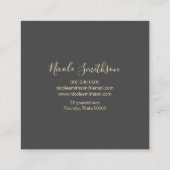 Imitate Quadratische Visitenkarte (Rückseite)